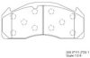 ASIMCO KD7801 Brake Pad Set, disc brake